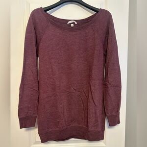 Victoria's Secret Plum Long Sleeve Top
